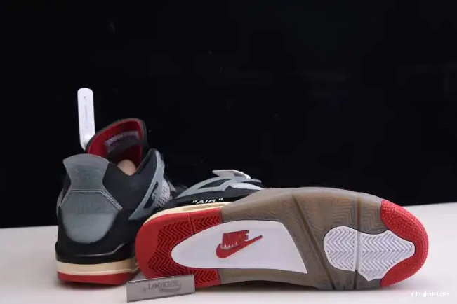 CV9388-001 Air x Off White Bred 4 Jordan Retro 0507
